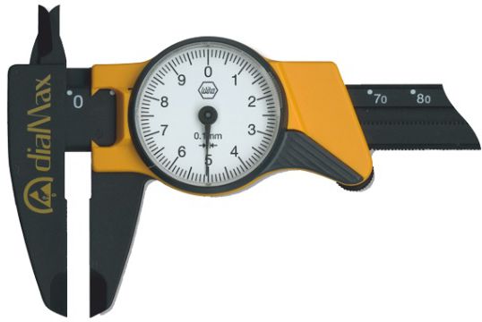 DIALMAX Schieblehre mit Messuhr L= 150mm/0.1mm, Polyamid, Art.2921 ESD - Längenmessen