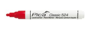 Pica Industrie Lackmarker Rundspitze Classic 524 rot, 2-4mm, wasserfest - Auszeichnen