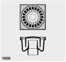 Rost zu Fig. 1600/1601 004 00 1to Ø=123mm - Bodenabläufe von Roll Ersatzteile