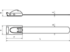 Kabelbinder PAN-STEEL® LH INOX A2 BN20271 MLT2LH-LP/6,4x20 - Kabelbinder PA