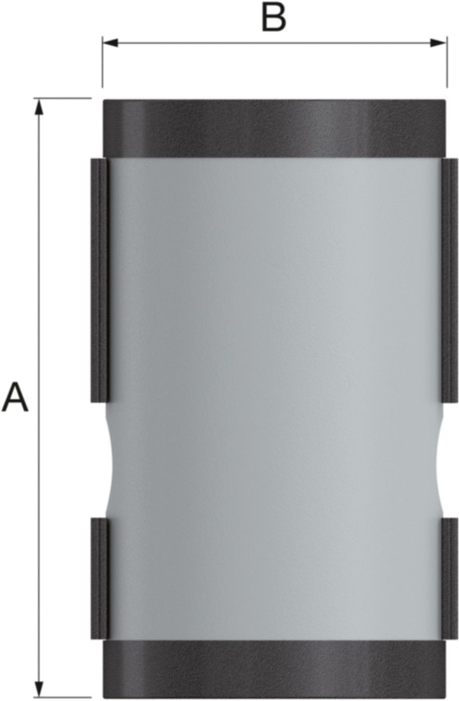 Flamcovent ISOplus Isoliermantel für S/F DN 80 H: 690 mm - Flamco Luft- und Schlammabscheider