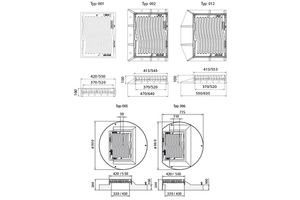 Fig. 2941 001 00 Guss D400 SIBLOC, flach - Einlaufroste von Roll