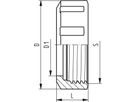 Überwurfmutter 546/542 PVC-U 16-20mm 161 490 538 - GF Hart PVC-U Formstücke