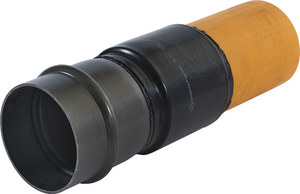 Übergangsstück Stahl/PE Gas PN 5 3104 mit Überschiebmuffe DN 25 / d 32mm - Hawle Armaturen