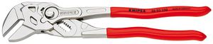 KNIPEX Zangenschlüssel, vernickelt 8603, L= 180 mm, -Ø 40mm, PVC-Griffhülle - Zangen, Schneiden