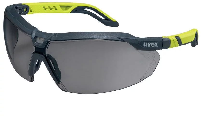 UVEX Schutzbrille i-5, 9183281 anthrazit/lime - Arbeitsschutz