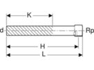 Übergang mit IG 22 x 3/4" 90936 mit Steckende lang - Mapress-Sanitär-Presssystem-Formstücke