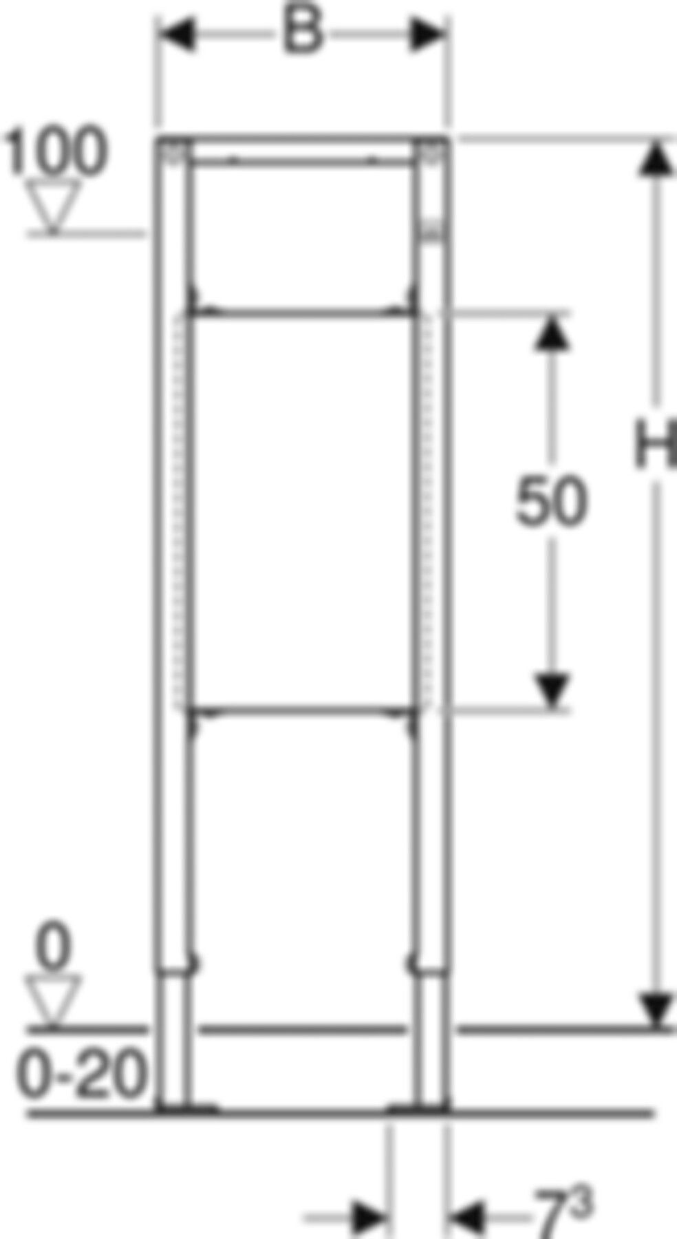 Element für Stütz- und Haltegriffe 111.790.00.1 Typ 112 - Geberit-Duofix