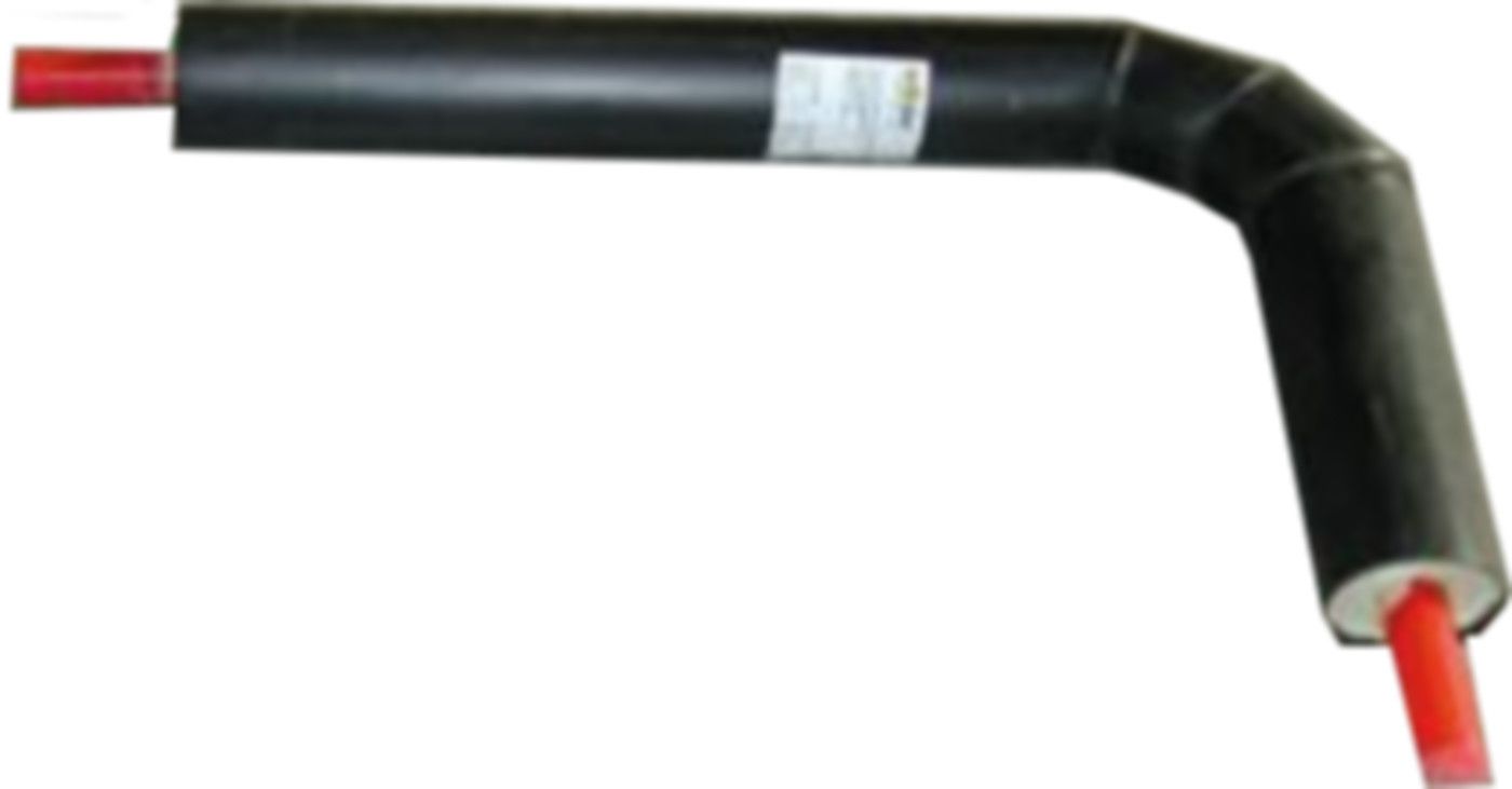 Hauseinführungsbogen 90° f/Doppelrohr H - 32 + 32v d 110 mm 1.0 x 1.5 m - Isopex Fernwärmeleitung