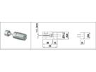Blechhalter mit Adapter gerade 1.4301 - INOXTECH-Handlauf-/Geländer-System