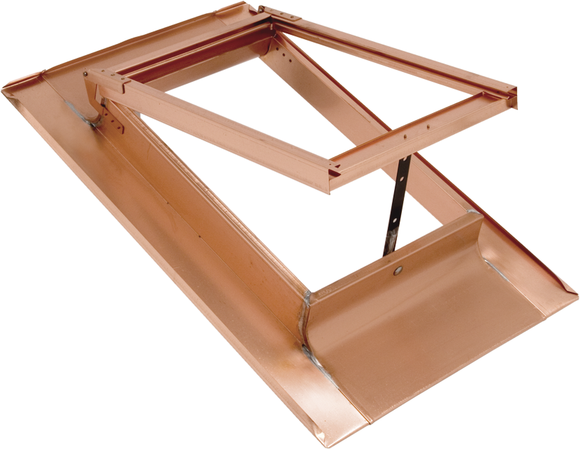 Dachfenster ohne Glas 50/ 70 cm 340 "Strubline" - Kupfer Spenglereihalbfabrikate