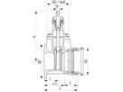 Flansch-/Schraubmuffenschieber Fig. 5420 DN 150 PN 10/16 - Von Roll Armaturen