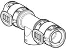 T-Stück m/IG 50mm- 1/2"-50mm 620.155.00.1 - Geberit FlowFit-Rohre/Formstücke