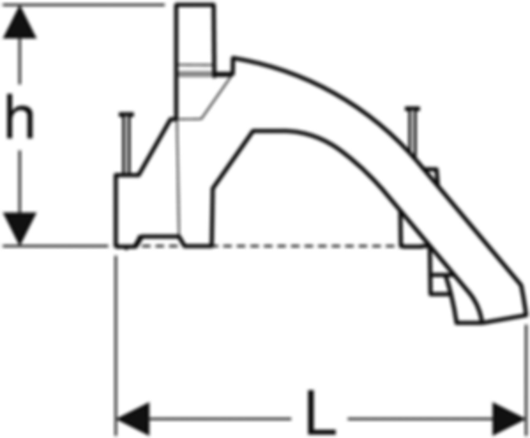 Rohrbogenstütze nach unten 14/16/20mm 651.431.00.1 - Geberit-Push Fit-Formstücke