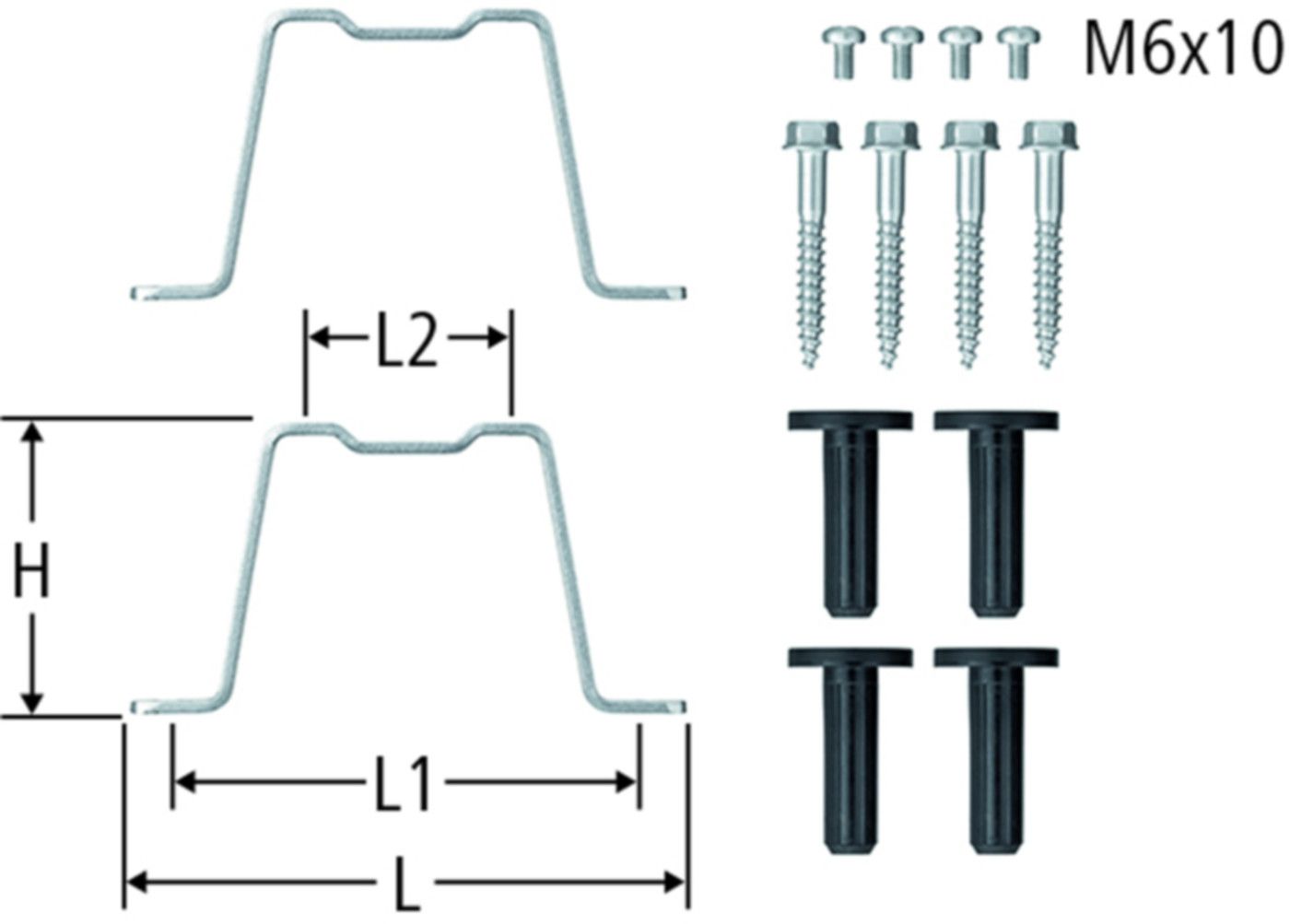 Distanzbügel-Sets NUSSBAUM Optiflex