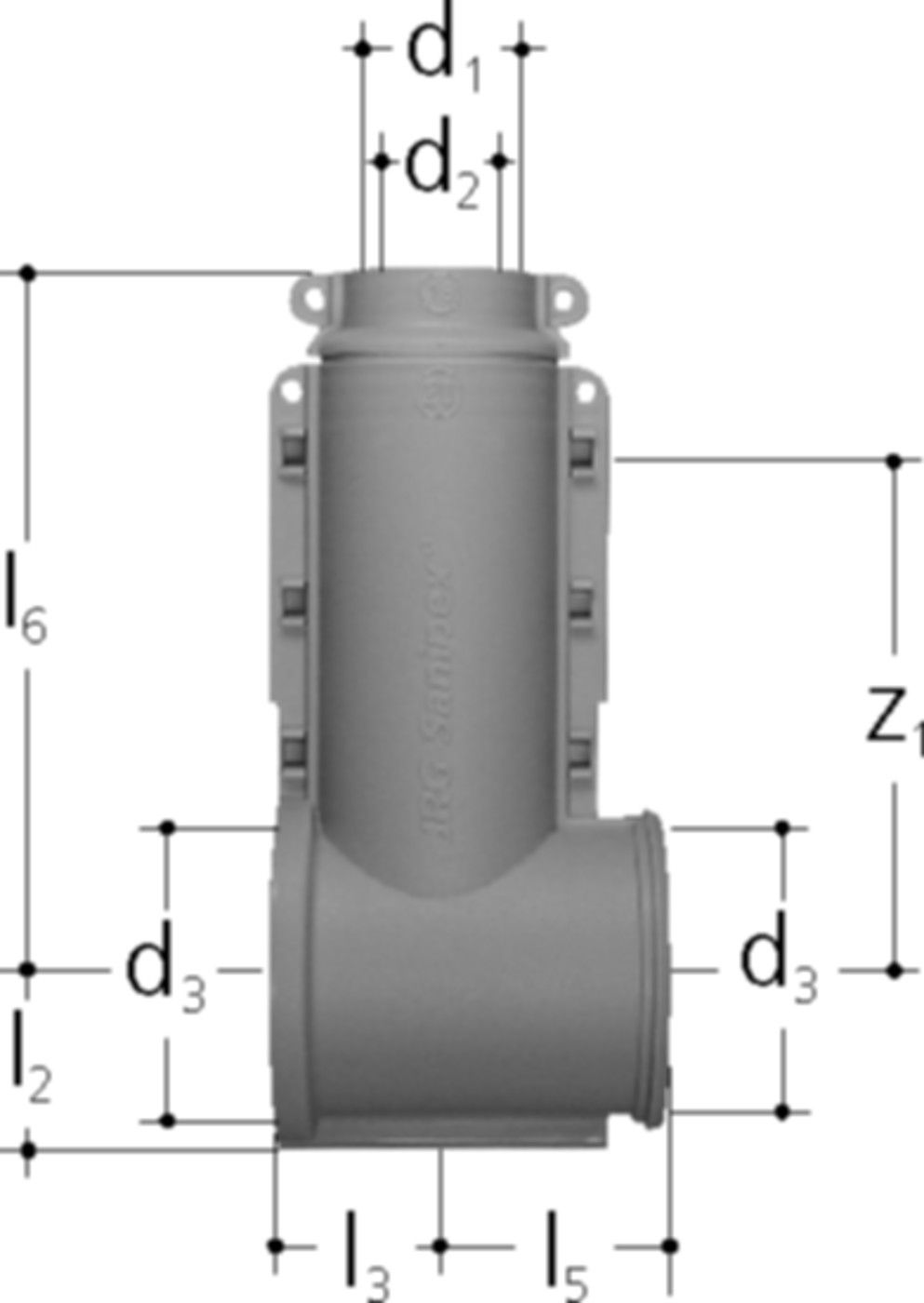Schutzschale für Verteiler 5758.001 - JRG Sanipex-Rohre und Formstücke