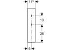 Abdeckung zu Hygienespülung 616.221.IH.1 verkehrsweiss RAL 9016 - Geberit Systemventile / Armaturen