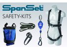 SPANSET Safety-Kit Arbeiten in Hebeb. 1.5m (Basic) Typ SK-601 2-Punkt-Auffanggurt, Rückhalteseil - Arbeitsschutz