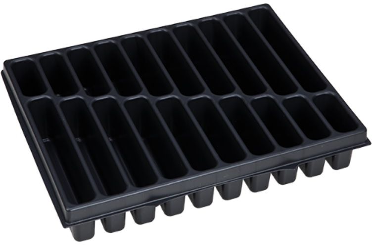 Kleinteileeinsatz 20 Mulden i-BOXX 72 BSS leer, schwarz, 1000010138 - Werkzeugkoffer,Sortimentskoffer,Behälter