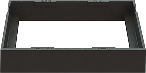 Federklemmrost Velo NW520/370 D400 mit Rahmen mit Dämpfung, selbstblockierend - Bauguss ACO  Klasse A-F